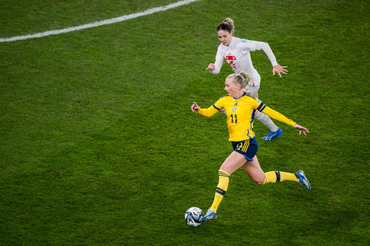 Stina Blackstenius of Sweden