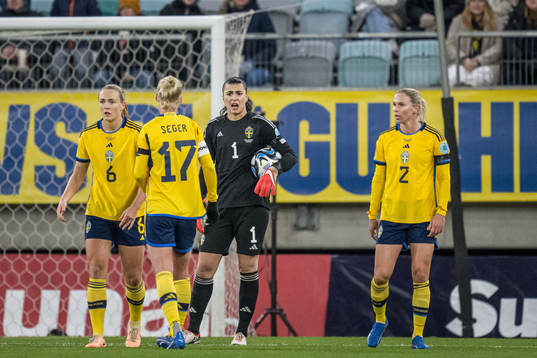 goalkeeper Zecira Musovic of Sweden uring the UEFA Women's