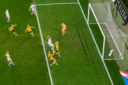 Magdalena Eriksson of Sweden celebrates