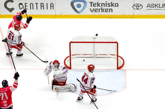 under ishockeymatchen i SHL mellan Linköping och Timrå