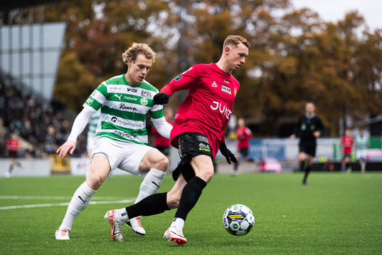 Västerås SKs Herman Magnusson och GAISs Julius Lindberg