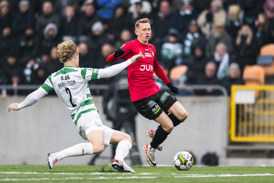 Västerås SKs Herman Magnusson och GAISs Julius Lindberg