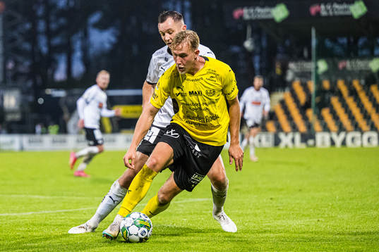 Mjällbys Herman Johansson och Häckens Even Hovland