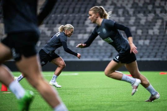 Bläddra bland fler bilder av Fotboll, Damallsvenskan, Hammarby, Träning 