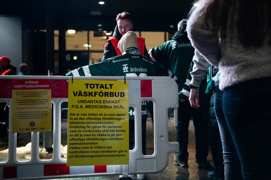 Totalt väskförbud