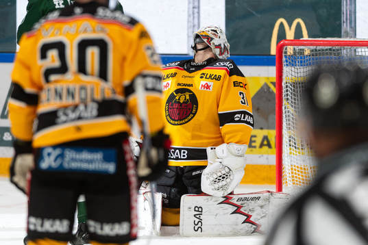 Luleås målvakt Matteus Ward deppar