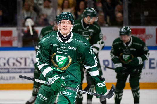 Färjestads Mattias Göransson jublar