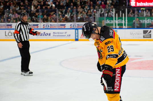 Luleås Erik Gustafsson  deppar