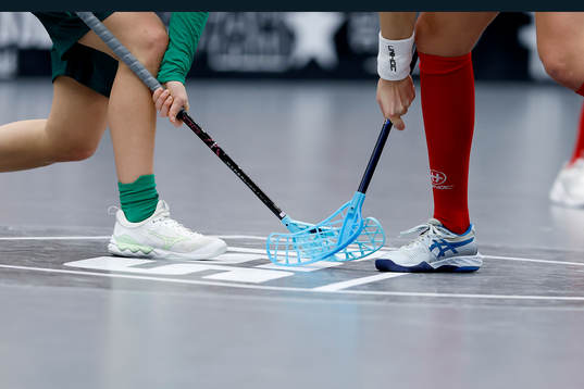 under innebandymatchen i damernas SSL mellan Pixbo och