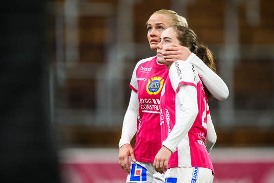 IK Uppsalas Klara Folkesson och Matilda Eriksson Kristell