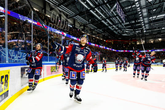 Linköpings Linus Hultström jublar