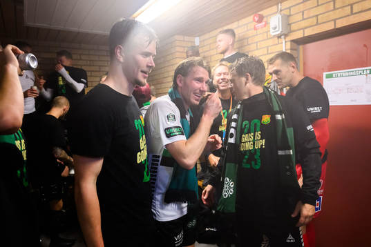 GAISs August Wängberg jublar över avancemang till