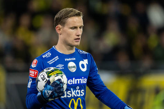 Degerfors målvakt Sondre Lovseth Rossbach