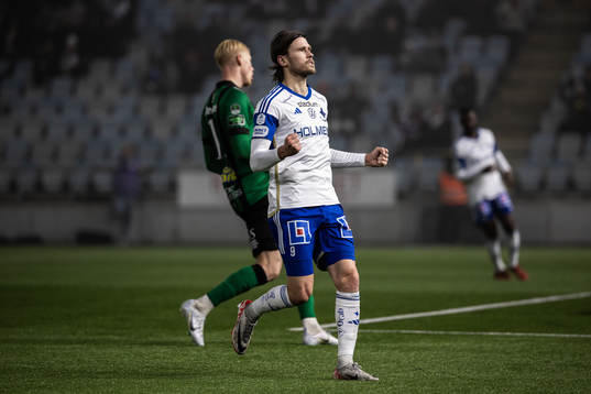 IFK Norrköpings Arnor Traustason jublar