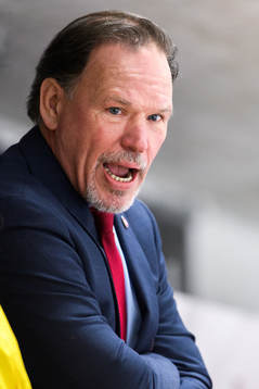 Head coach Colin Muller of Switzerland