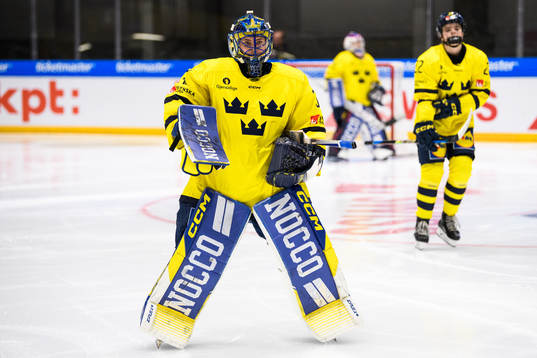 Goaltender Ida Boman of Sweden