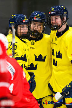 Lina Ljungblom of Sweden celebrates scoring 0-1