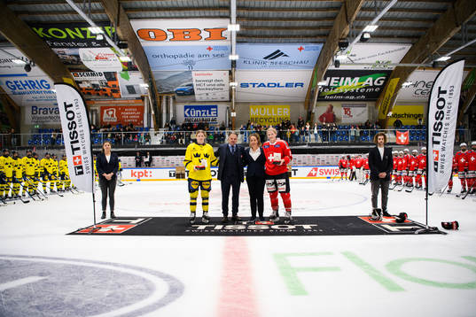 Hilda Svensson of Sweden and Stefanie Wetli of Switzerland