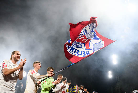 Helsingborgs Benjamin Örn jublar