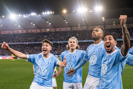 Malmö FFs Isaac Kiese Thelin jublar