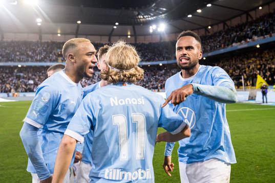 Malmö FFs Isaac Kiese Thelin jublar