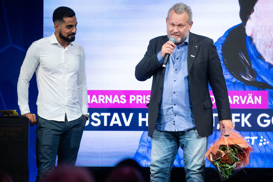 Gustav Hussfelt, IFK Göteborg, tilldelas Domarnas pris