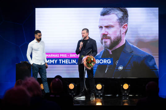 Jimmy Thelin, IF Elfsborg, tilldelas Domarnas pris Årets
