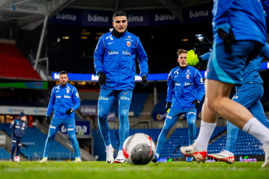 Mohamed Elyounoussi of the Norwegian national football team