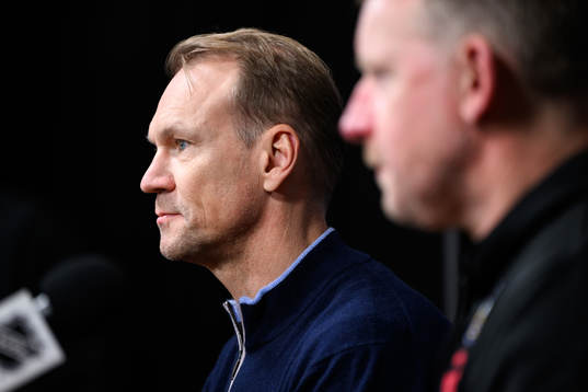 Nicklas Lidström of Detroit Red Wings and Daniel