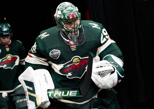 Goaltender Marc-André Fleury of Minnesota Wild