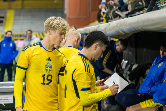 Lucas Bergvall and Roony Bardghji of Sweden