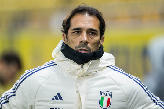 Italiens förbundskapten Bernardo Corradi