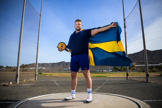 Daniel Ståhl of Sweden poses for a portrait at an