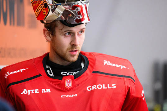 Almtunas målvakt Jörgen Hanneborg deppar