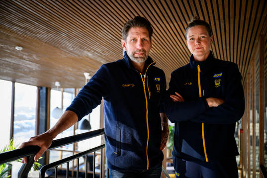 Förbundskapten Tomas Axnér och assisterande