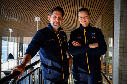 Förbundskapten Tomas Axnér och assisterande