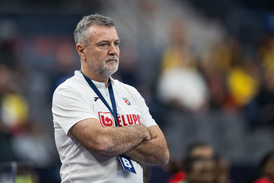 Head coach Ivica Obrvan of Croatia