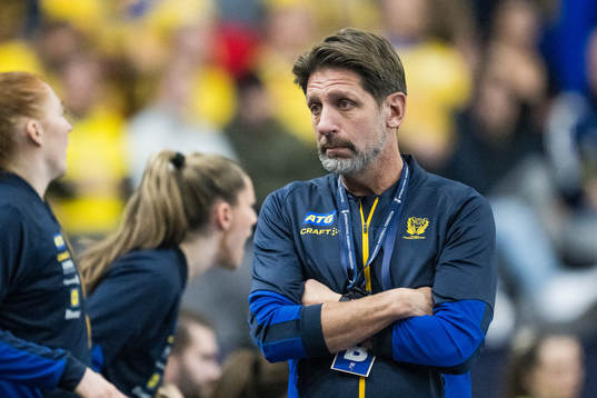 Head coach Tomas Axnér of Sweden