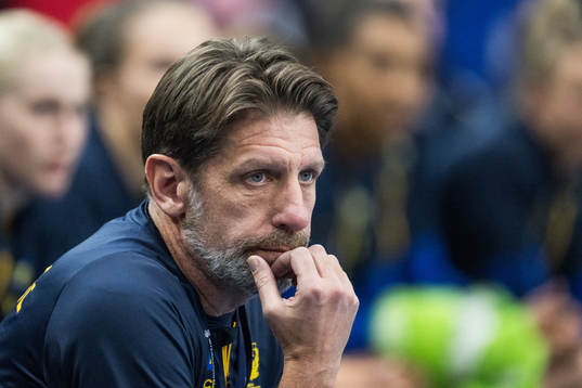 Head coach Tomas Axnér of Sweden
