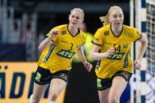Nina Koppang of Sweden celebrates