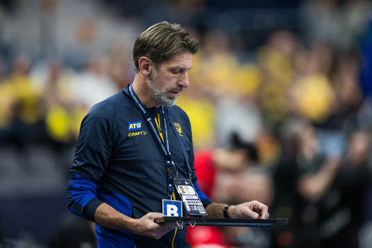 Head coach Tomas Axnér of Sweden