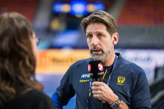Head coach Tomas Axnér of Sweden