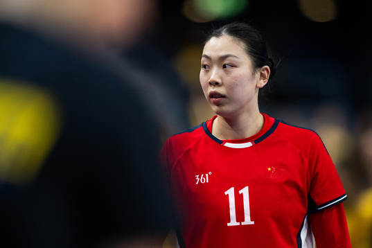 Chan Liu of China looks dejected