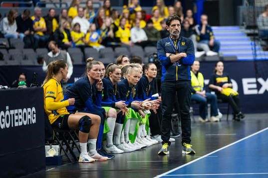 Head coach Tomas Axnér of Sweden