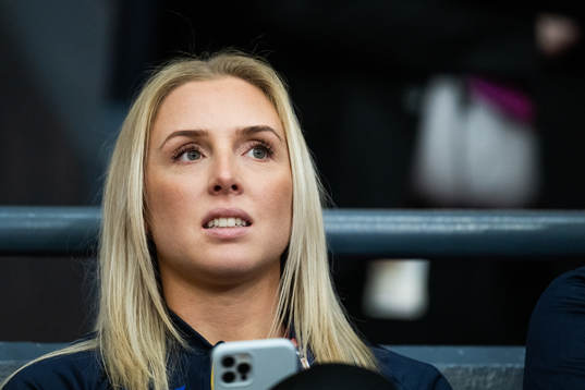 Mathilda Lundström of Sweden in the stands
