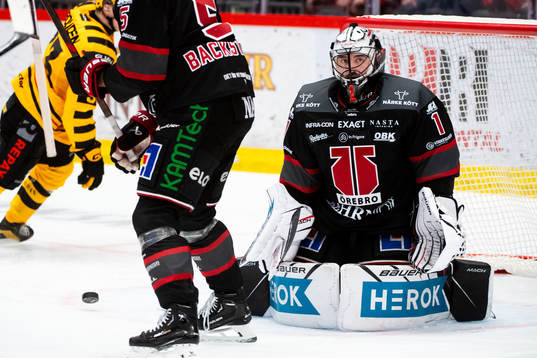 Örebros målvakt Jhonas Enroth deppar