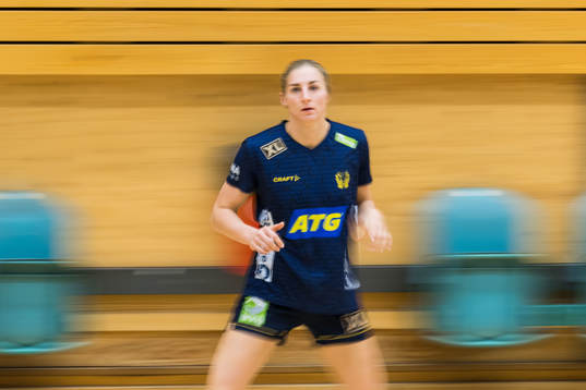 Linn Blohm of Sweden at a training session