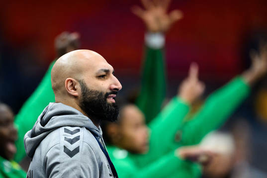 Head coach Yacine Messaoudi of Senegal