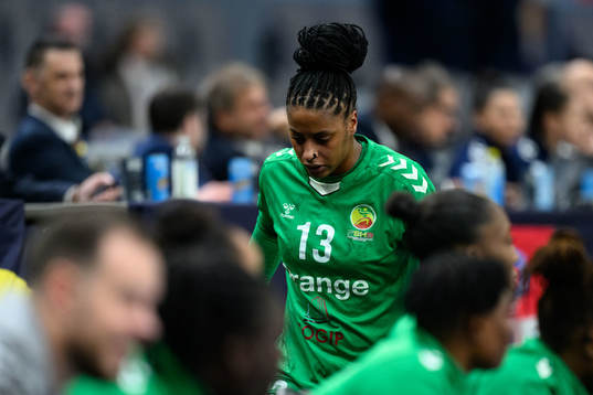 Soukeina Sagna of Senegal leaves the pitch