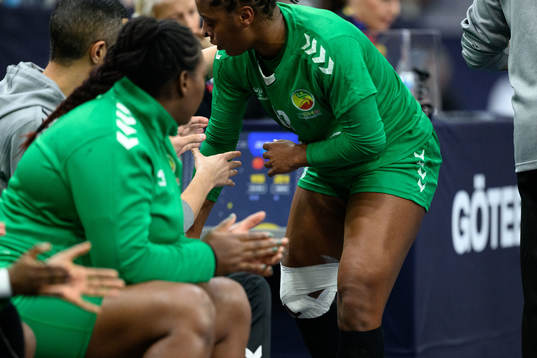 Soukeina Sagna of Senegal leaves the pitch